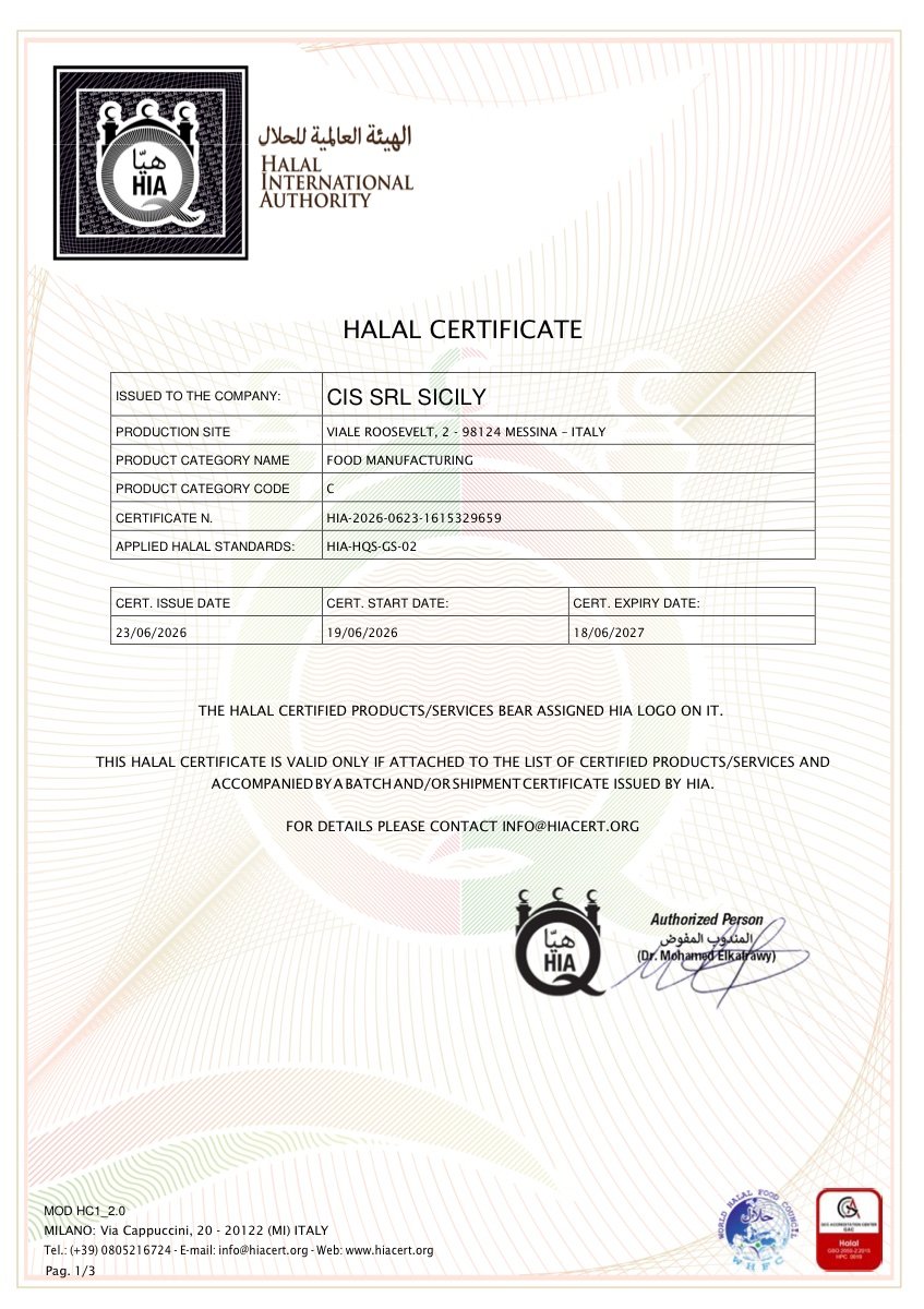 Halal certificate
