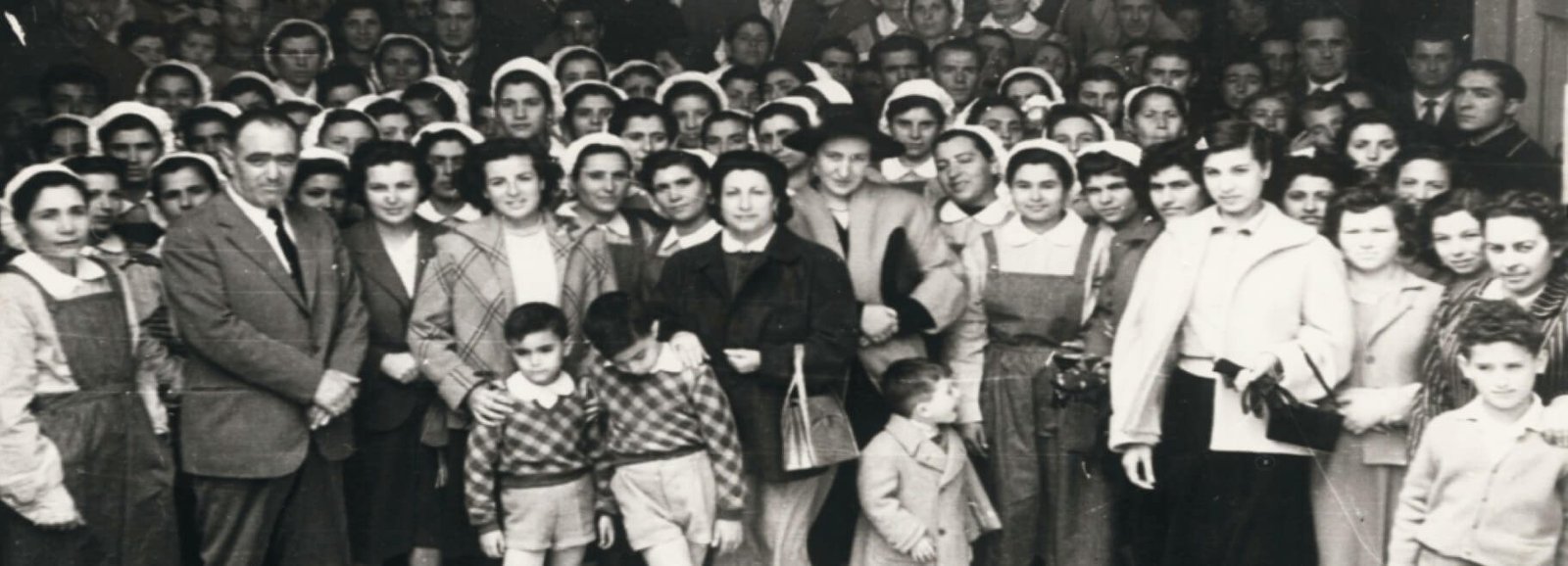 Historical photograph of CIS Sicily citrus operations